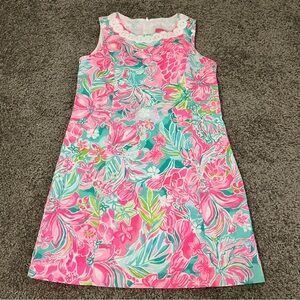 Girls Lilly Pulitzer Mini Mila Shift Dress Hot on the Scene  Size 12